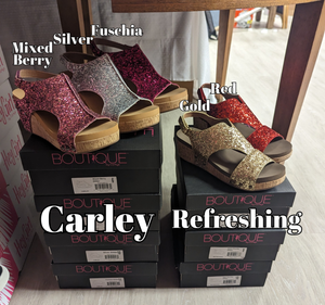 Corkys Glitter Wedges - Sample Styles - Discounted - Limited Quantities