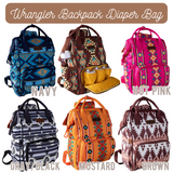 Wrangler Aztec Diaper Bag Backpack - Various