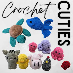 Handmade Crochet Cuties - Various Sizes + Styles