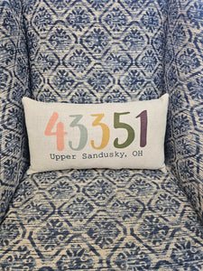 Local Pillow - Upper Sandusky - 419 - Wyandot County