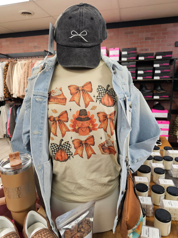 Coquette Thanksgiving Faves Unisex in Beige