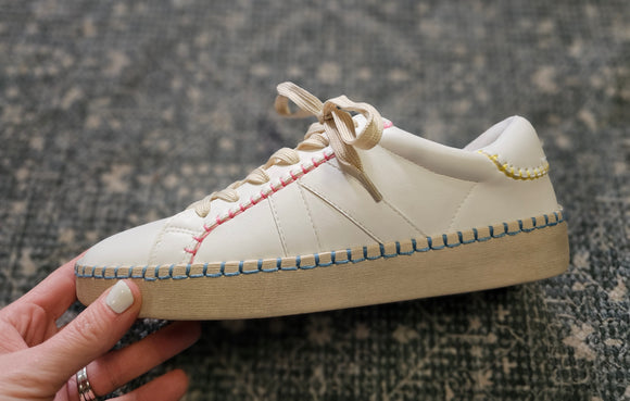 Corkys Friend Zone Color Pop Stitched Sneaker