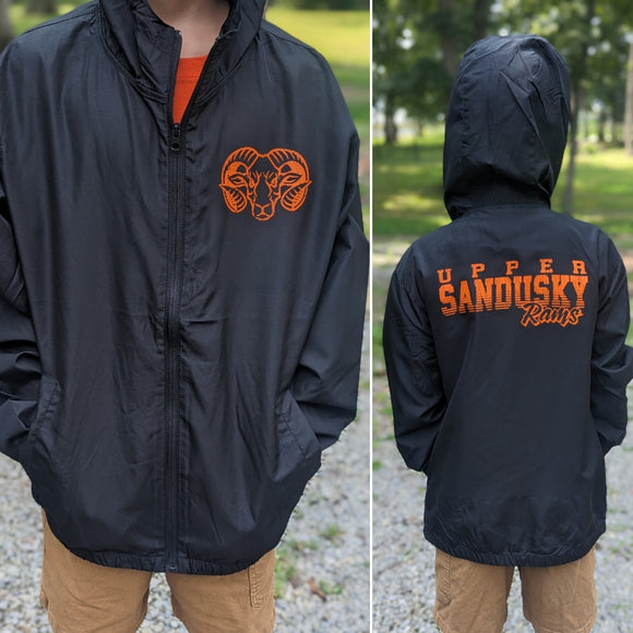 Rams Distressed Wind Breaker - Youth