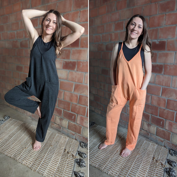 Viral Racerback Jumpsuit - Various Colors