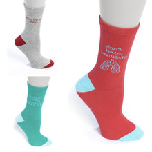 Load image into Gallery viewer, Healthcare Pun Crew Length Socks
