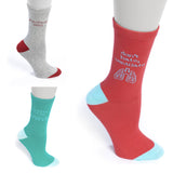 Healthcare Pun Crew Length Socks