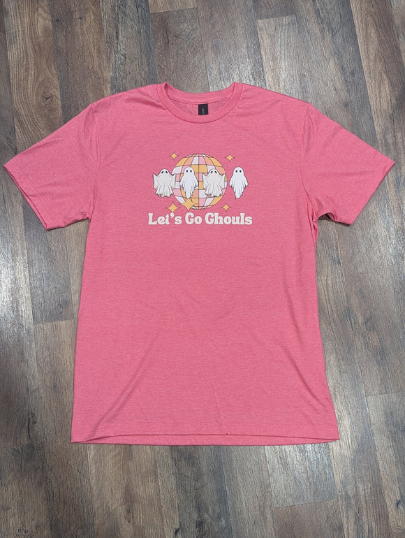 Let's Go Ghouls Unisex t-shirt - Berry Pink