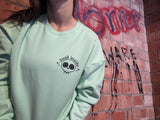 Neon Green Dead Inside Crewneck