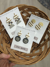 Load image into Gallery viewer, Striped Mixed Media Dangles - Various
