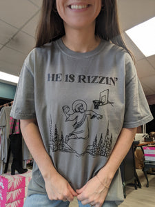 He is Rizzin' Teen Humor T-shirt in Mystery Color