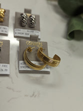 Load image into Gallery viewer, Concepts Classic Hoop Styles - Various - 24kt Gold + Surgical Stainless Steel
