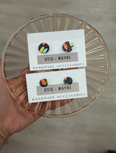 Load image into Gallery viewer, Rainbow Multicolor Dangles + Studs - Various
