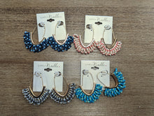 Load image into Gallery viewer, Simply Noelle Gold Beaded Statement Dangles
