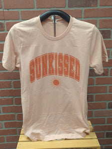 Sunkissed Unisex Tee in Peach