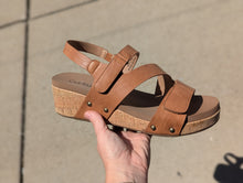 Load image into Gallery viewer, Corkys Rain Check Wedge - Cognac
