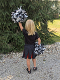 Orange + Black YOUTH Cheer Skirt - High Quality