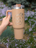 Mama Hex 40 Oz Handle Tumbler Dupe