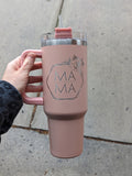 Mama Hex 40 Oz Handle Tumbler Dupe