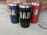 20 oz Engraved Dad Tool Tumbler