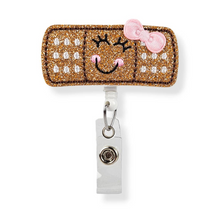 Load image into Gallery viewer, Embroidered Badge Reels with alligator clip

