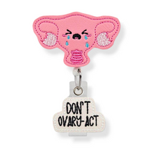 Load image into Gallery viewer, Embroidered Badge Reels with alligator clip
