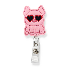 Load image into Gallery viewer, Embroidered Badge Reels with alligator clip
