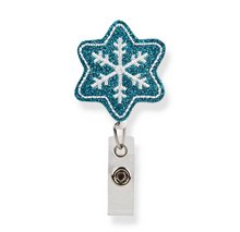 Load image into Gallery viewer, Embroidered Badge Reels with alligator clip
