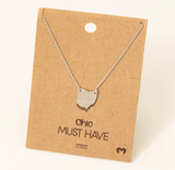 The State Of Ohio Silhouette Necklace - Various