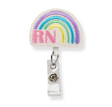 Embroidered Badge Reels with alligator clip