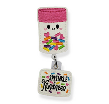 Load image into Gallery viewer, Embroidered Badge Reels with alligator clip
