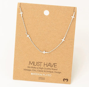 Multi Cross Necklace - Various