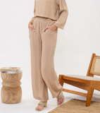 Lightweight Wide Leg Pant - Neutrals - Plus + Reg