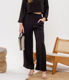 Lightweight Wide Leg Pant - Neutrals - Plus + Reg