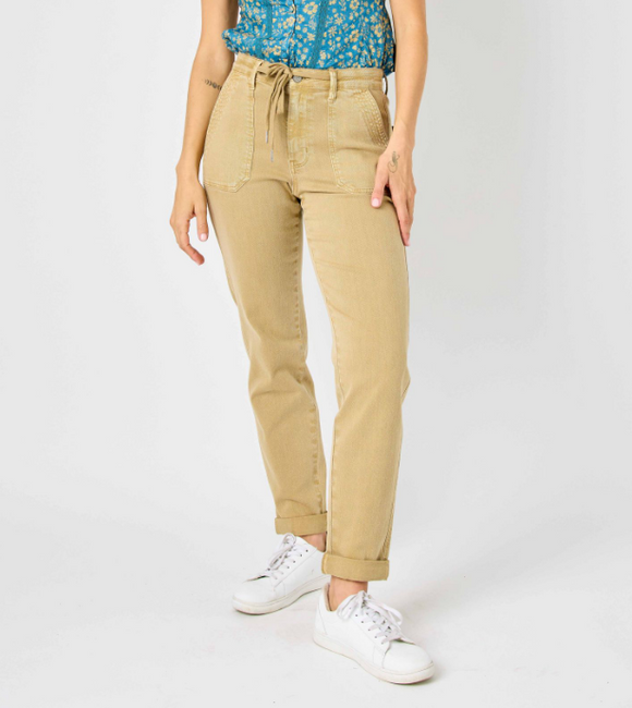 Judy Blue High Waist Khaki Jogger