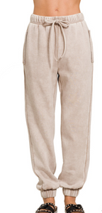 Mineral Wash Joggers - Pairs with Quarter Zips