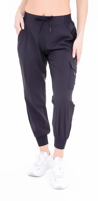Lightweight Classic Jogger Lounge Pant - Black - Plus + Reg
