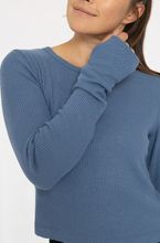 Load image into Gallery viewer, Ribbed Long Sleeve Thumbhole Top - Various
