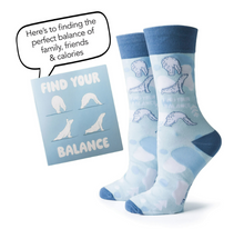 Load image into Gallery viewer, Two Left Feet Holiday Card and Sock Set - Various
