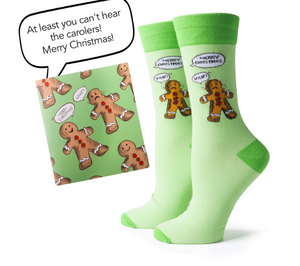 Two Left Feet Holiday Card and Sock Set - Various