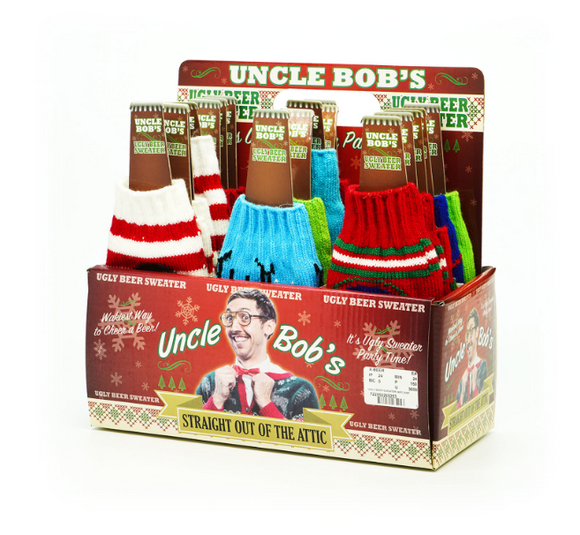 Uncle Bob's Ugly Sweater Beer Bottle Sweaters- Various