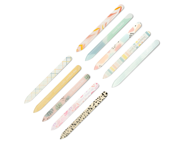 Lemon Lavender Glass Nail File - Various Designs