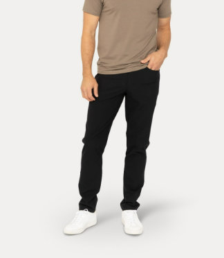 Men's Classic Golf Pants in Black