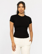 Load image into Gallery viewer, Essential Short-Sleeved Micro-Ribbed Athleisure Top - Various
