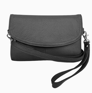 Roma Leather Cowhide Leather Crossbody Clutch Bag  - Various