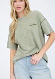 Good Vibes Washed T-Shirt - Various