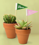 Seed & Sprout Rooting for You Plant Pennants - 5 pack