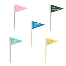 Load image into Gallery viewer, Seed &amp; Sprout Rooting for You Plant Pennants - 5 pack
