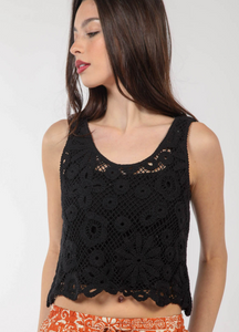 Boho Crochet Crop Tank - Various