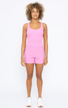 Load image into Gallery viewer, Sweetheart Athleisure Romper in Fuchsia
