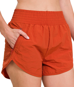Windbreaker Running Shorts in Copper - Reg + Plus